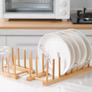 Kitchen Storage Organization Multi Functional Storage Rack Tableware Drainboard Woodiness Dish Drying Rack Kitchens Accessories