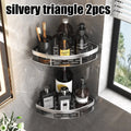 Wall mounted shower shampoo rack bathroom rack towel rack diamond free stand tripod wall hanging corner rectangular stand