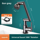 1080° Swivel Kitchen Sink Faucet Bathroom Sink Faucet Basin Faucet Multifunction Cold and Hot Water Tap