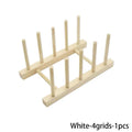 Kitchen Storage Organization Multi Functional Storage Rack Tableware Drainboard Woodiness Dish Drying Rack Kitchens Accessories