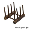 Kitchen Storage Organization Multi Functional Storage Rack Tableware Drainboard Woodiness Dish Drying Rack Kitchens Accessories