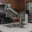 1080° Swivel Kitchen Sink Faucet Bathroom Sink Faucet Basin Faucet Multifunction Cold and Hot Water Tap