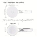 Hot Selling 1pc Wireless  Motion Sensor Night Light   LED Detector Lamp for Staircase, Bedroom, Closet, and Room Decor