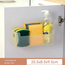 Non Perforated Cling Film Rack Inside Cabinet Wall Shelf Spice Rack Dish Drying Rack Kitchen Organizer for Home Storage