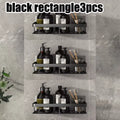 Wall mounted shower shampoo rack bathroom rack towel rack diamond free stand tripod wall hanging corner rectangular stand